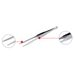 Extra Long Fine Tip Straight Tweezer (Wide)